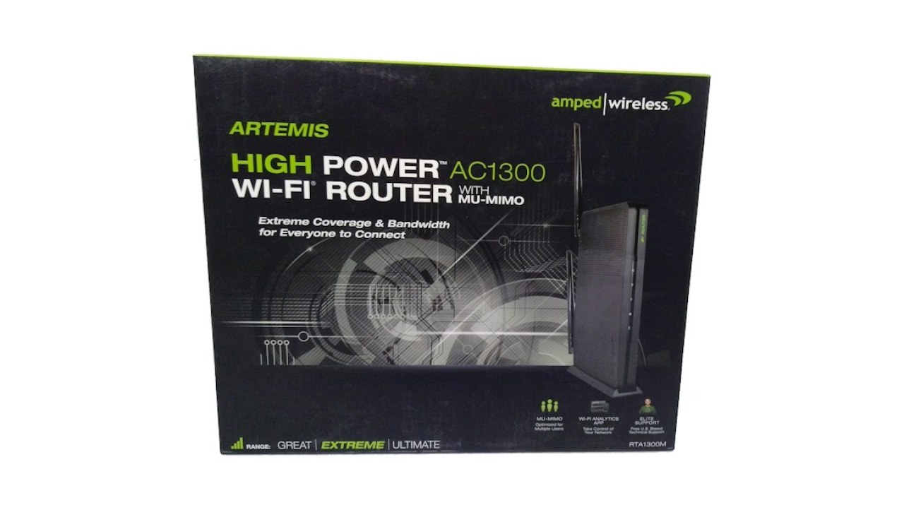 Amped Wireless Artemis AC1300 RTA1300M Wireless Router Review