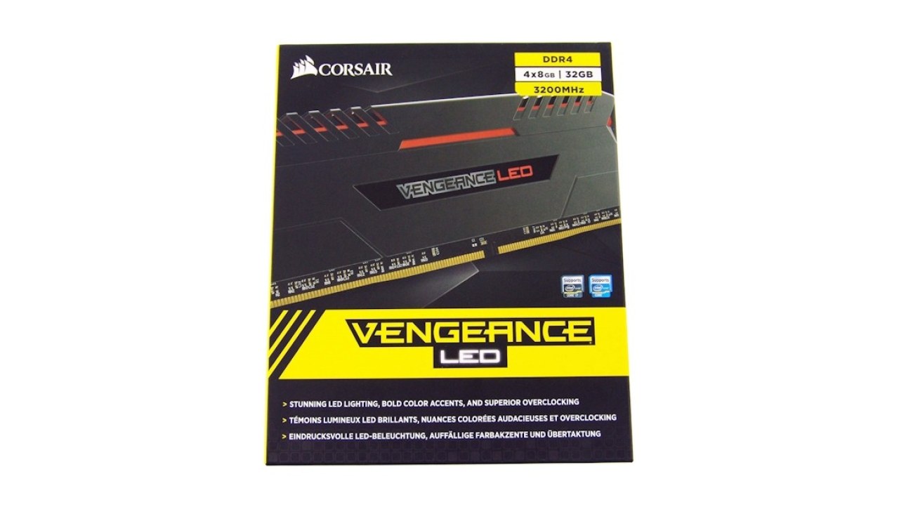 Corsair Vengeance LED DDR4-3200 32GB RAM Kit Review