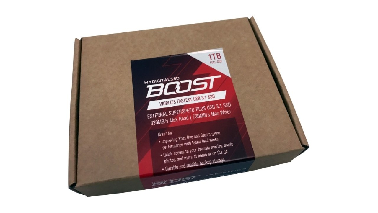 MyDigitalSSD Boost 1TB USB 3.1 Gen 2 Portable SSD Review
