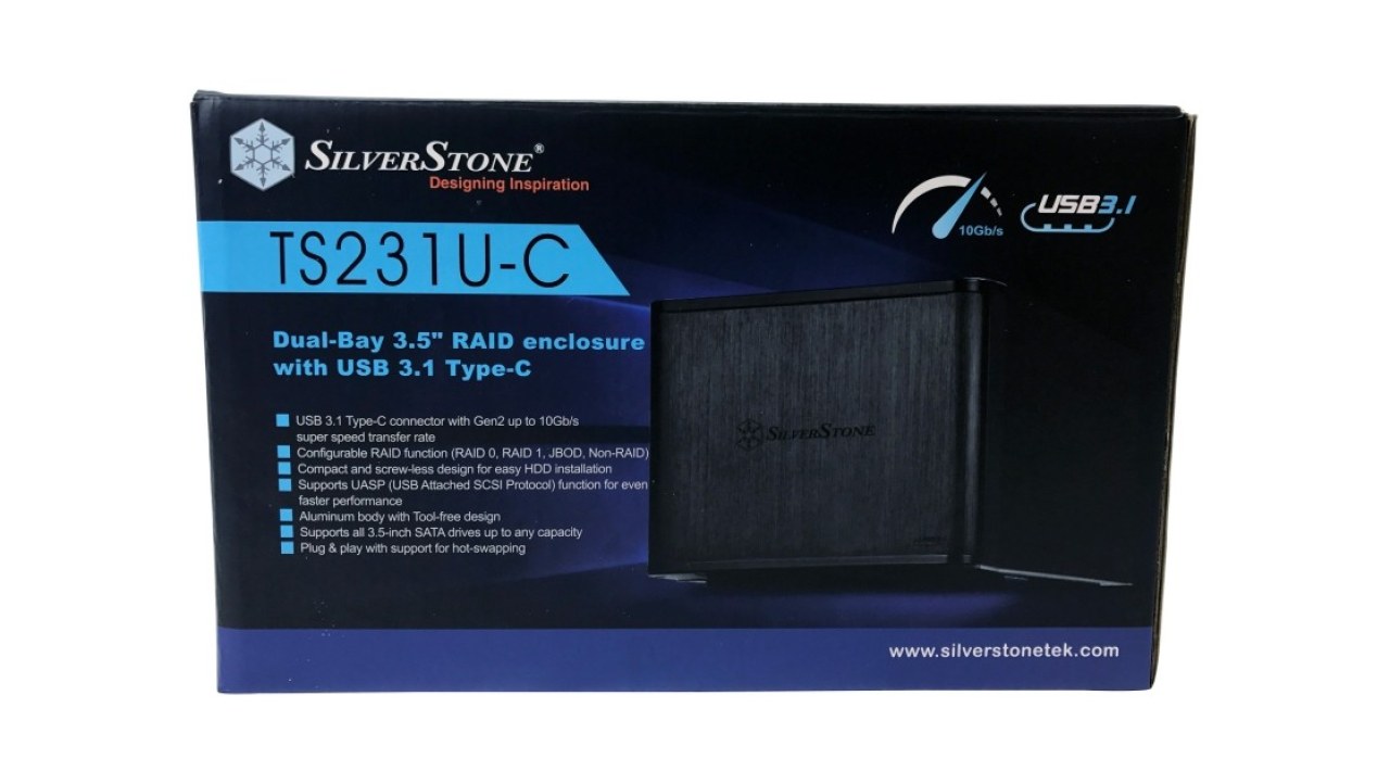 SilverStone TS231U-C Two-Bay USB-C DAS Review