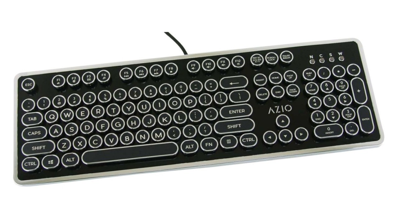 AZIO MK Retro Typewriter Mechanical Keyboard Review
