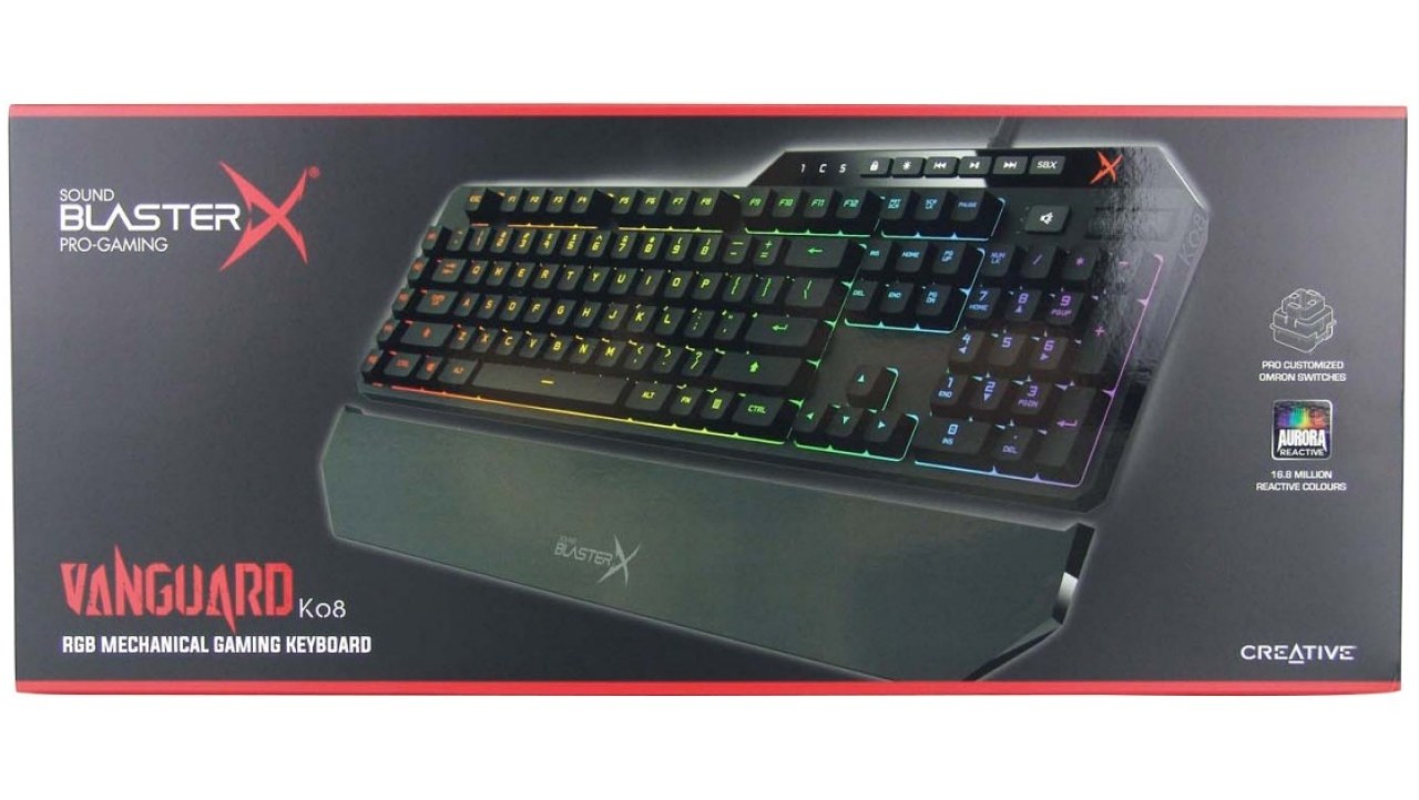 Sound BlasterX Vanguard KO8 Mechanical Keyboard Review