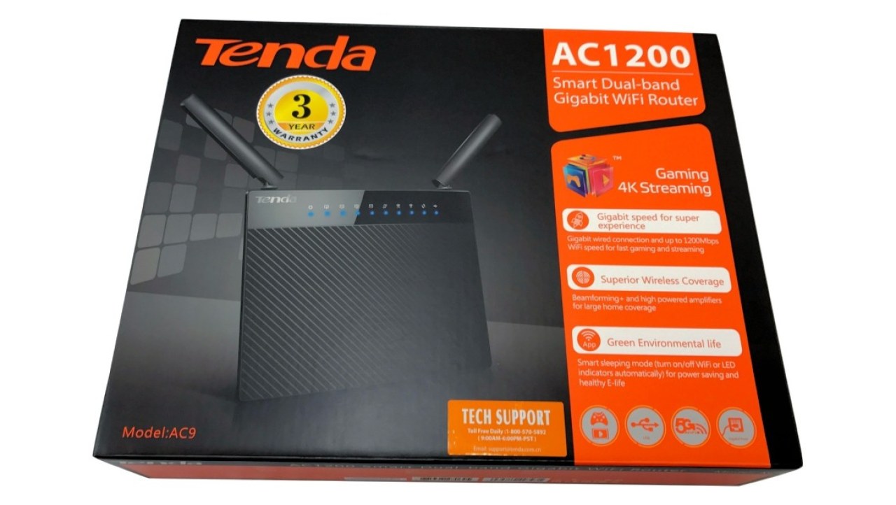 Tenda AC9 AC1200 Dual-Band Wireless Router Review