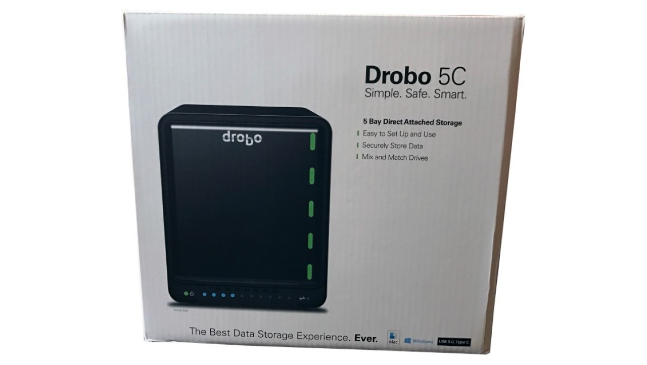 Drobo 5C Five-Bay USB-C DAS Review