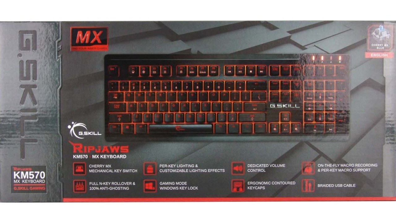 G.Skill Ripjaws RIPJAWS KM570 MX Gaming Keyboard Review