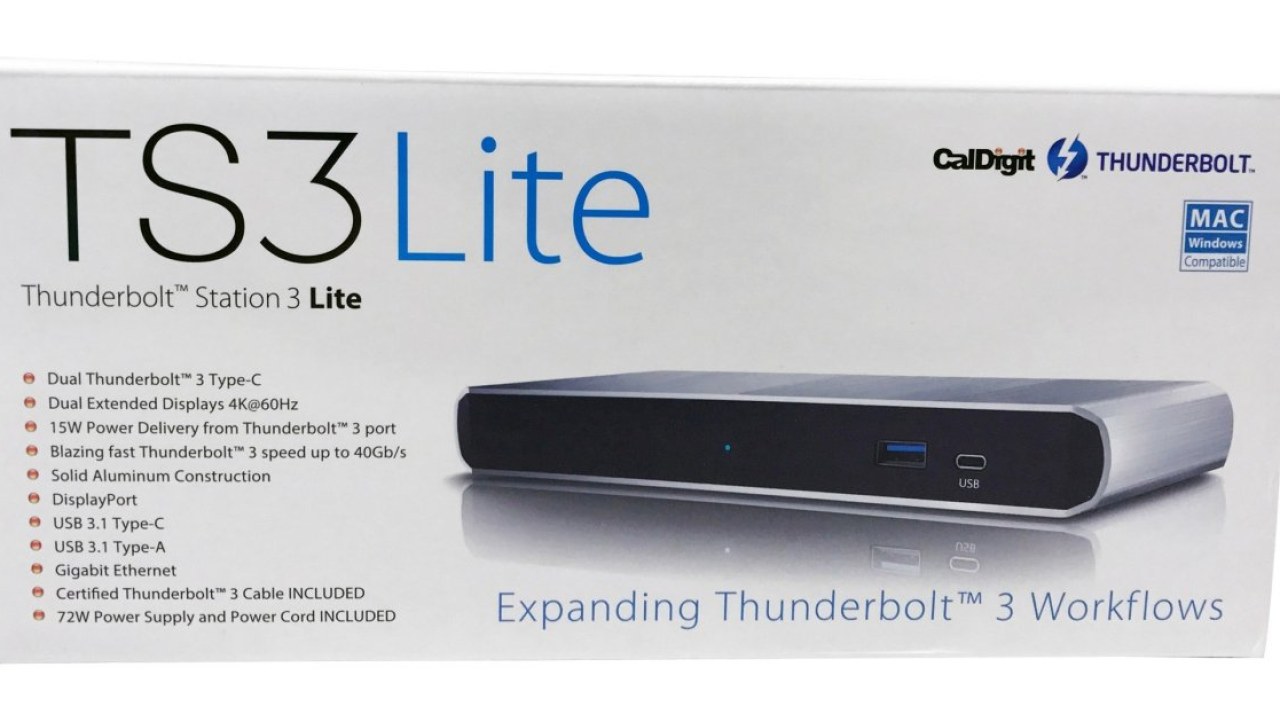 CalDigit TS3 Lite Thunderbolt Station 3 Review
