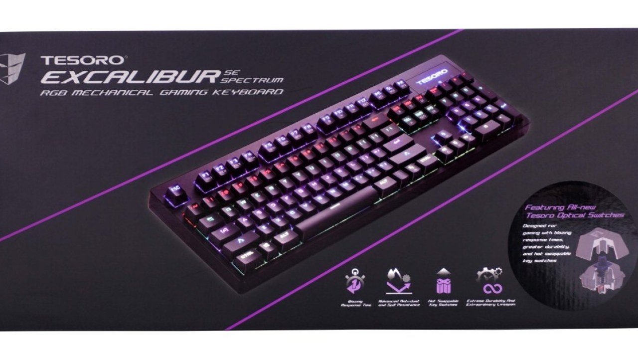 Tesoro Excalibur SE Spectrum Mechanical Keyboard Review