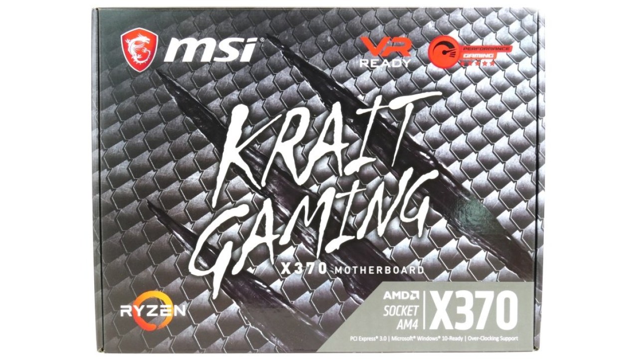 MSI X370 Krait Gaming Motherboard Review