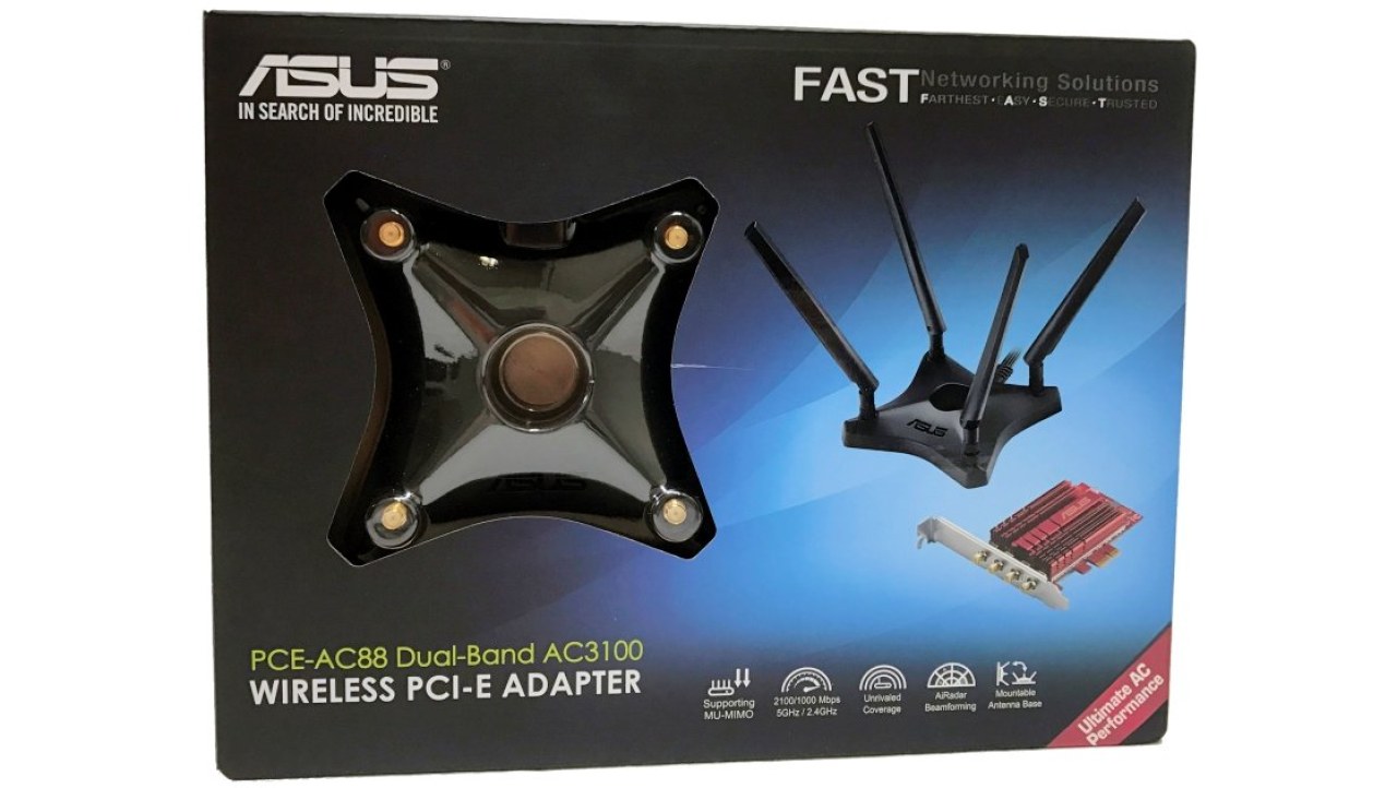 ASUS PCE-AC88 AC3100 Wireless PCIe Adapter Review