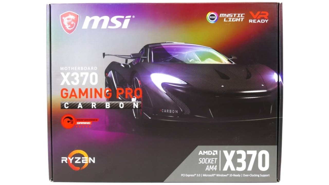MSI X370 GAMING PRO CARBON Motherboard Review