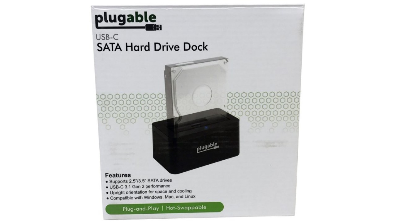 Plugable USBC-SATA-V USB 3.1 Gen 2 HDD Dock Review