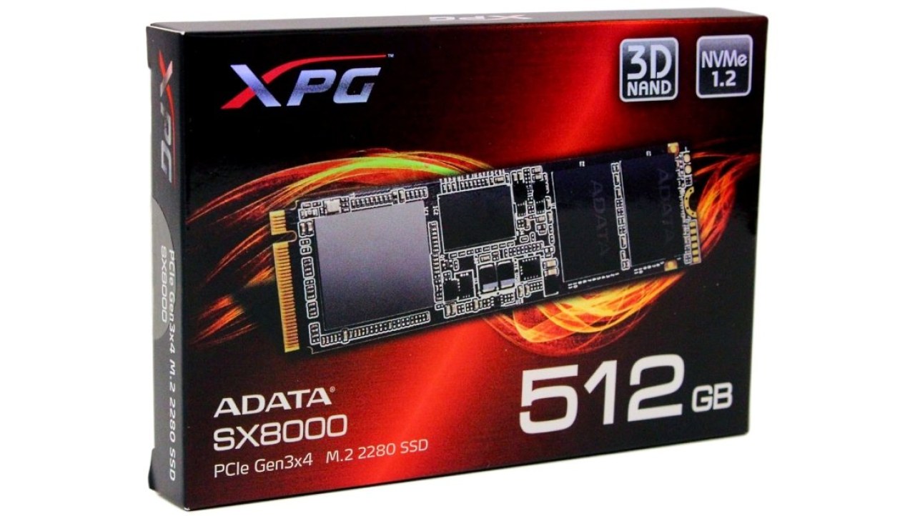 ADATA XPG SX8000 512GB M.2 NVMe PCIe SSD Review