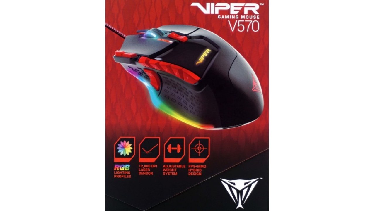 Patriot Viper V570 RGB Laser Gaming Mouse Review