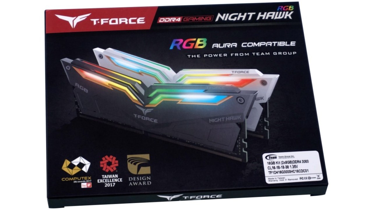 Team T-Force Night Hawk RGB DDR4-3000 RAM Kit Review