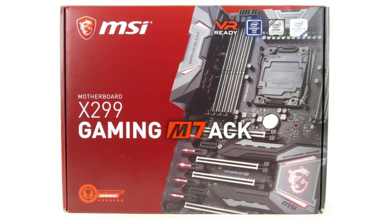 MSI X299 Gaming M7 ACK Motherboard Review