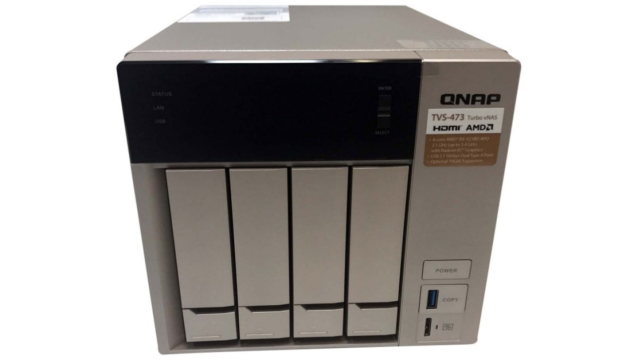 QNAP TVS-473 SMB NAS (Tested at 10Gbps) Review