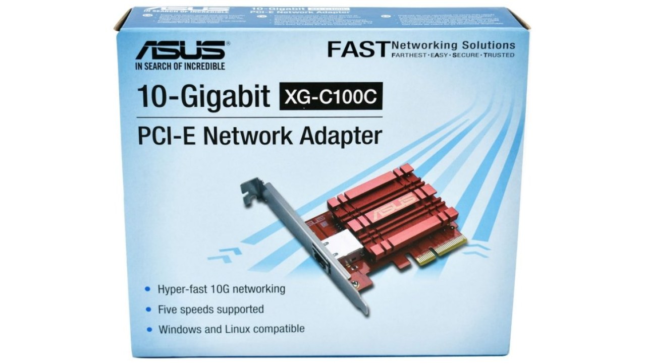 ASUS XG-C100C 10Gbe PCIe Network Adapter Review