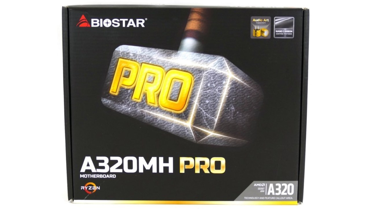 BIOSTAR A320MH Pro Gaming Motherboard Review