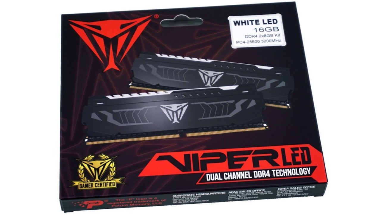 Patriot Viper LED DDR-3200 16GB Memory Kit Review
