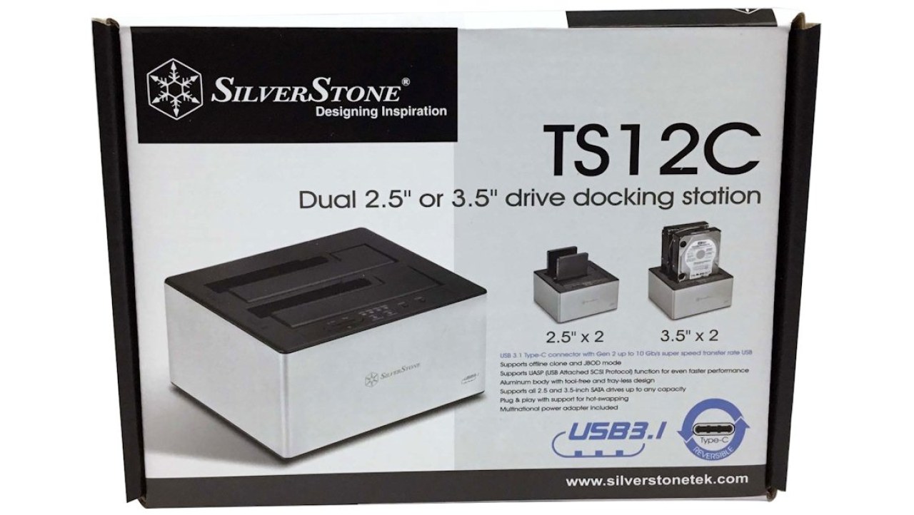 SilverStone TS12C USB 3.1 Dual-Drive Dock and Cloner Review