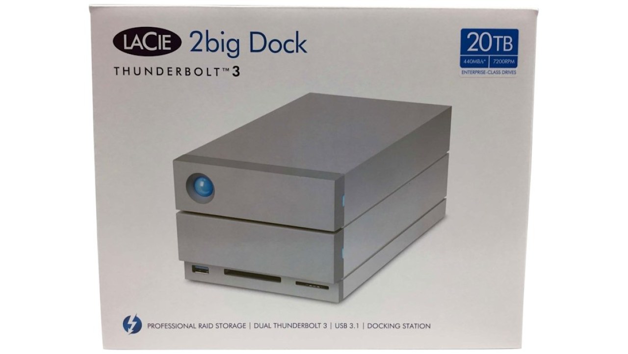 LaCie 2Big Dock Thunderbolt 3 20TB External HDD Review