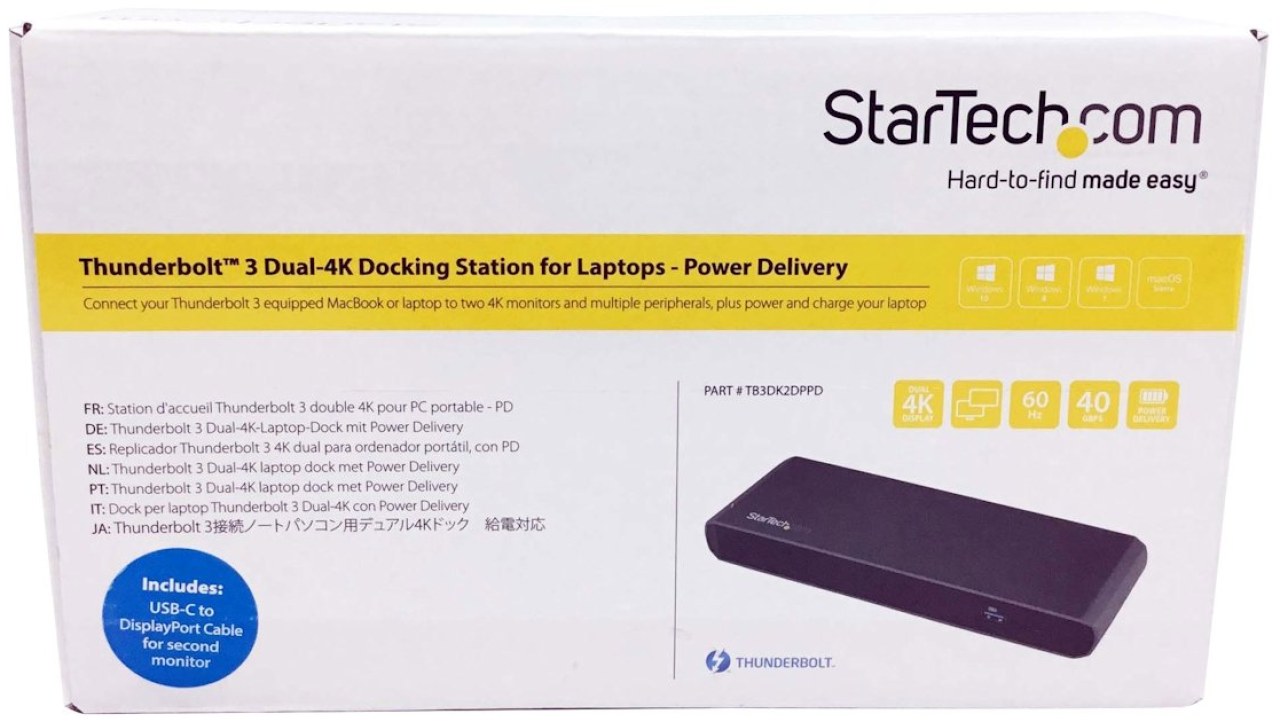 StarTech TB3DK2DPPD Thunderbolt 3 Dock v2 Review