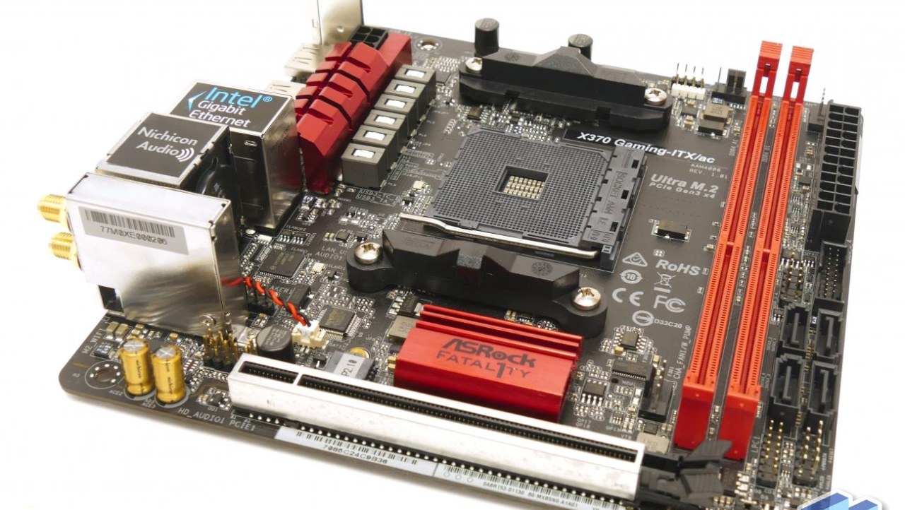 ASRock X370 Gaming-ITX/ac Gaming (AMD X370) Motherboard