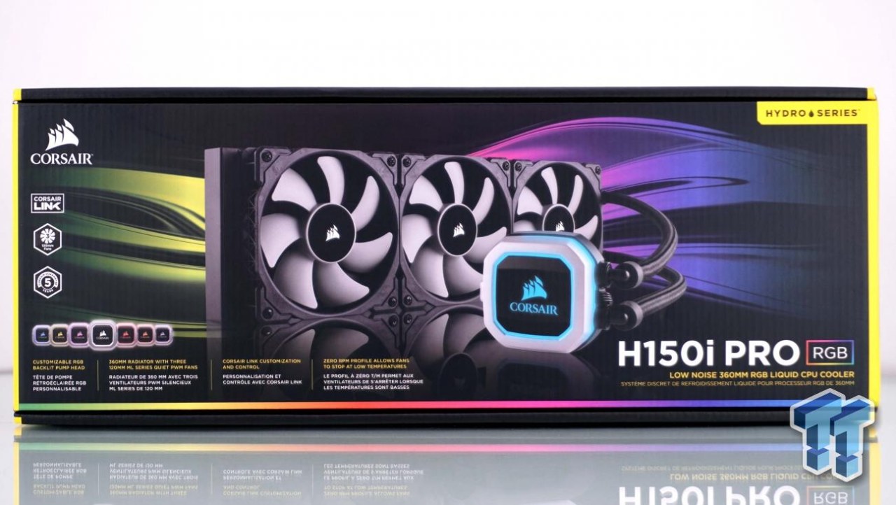 Corsair H150i PRO RGB CPU Cooler Review