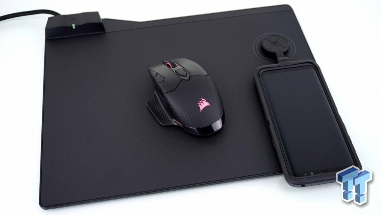 Corsair MM1000 Qi Wireless Charging Mouse Pad Review