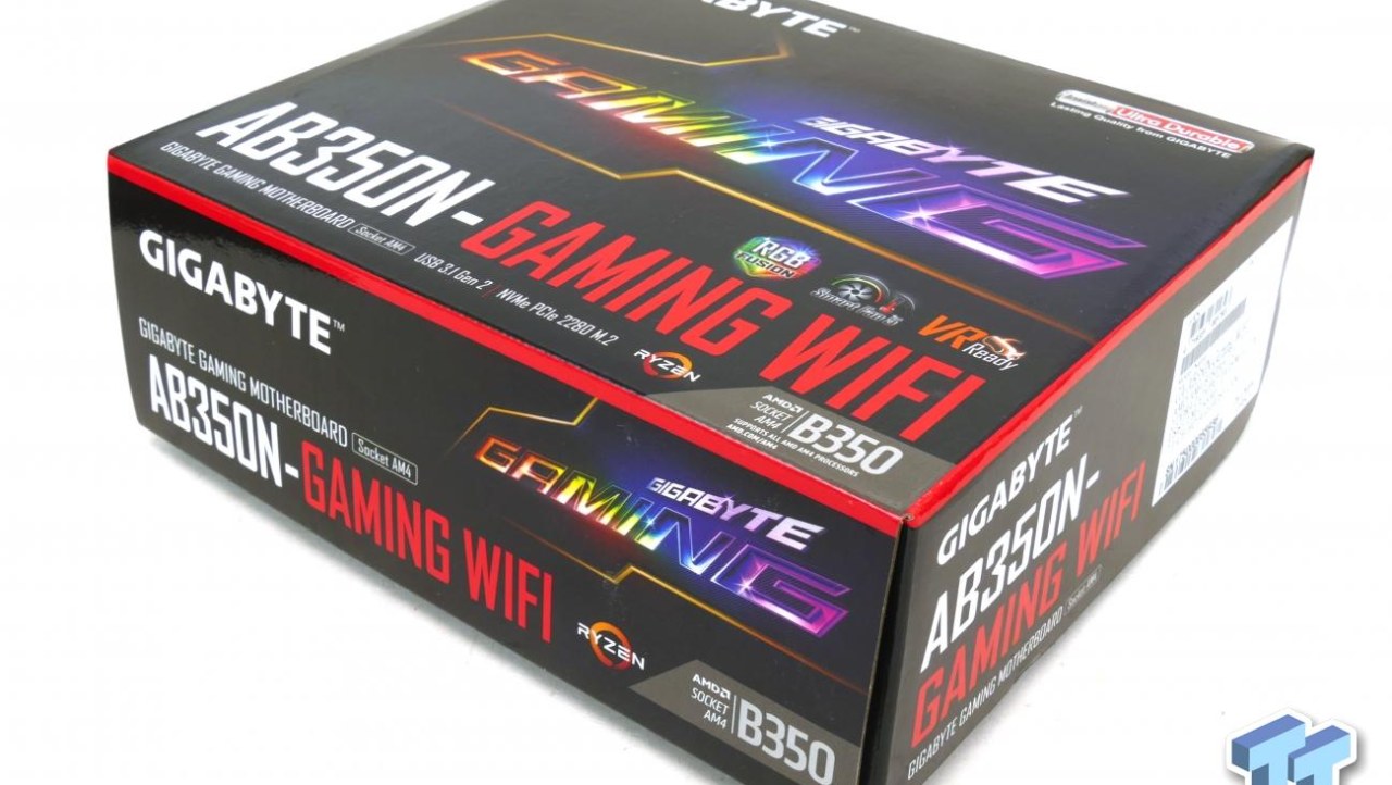 GIGABYTE AB350N-Gaming WIFI (AMD B350) Motherboard Review