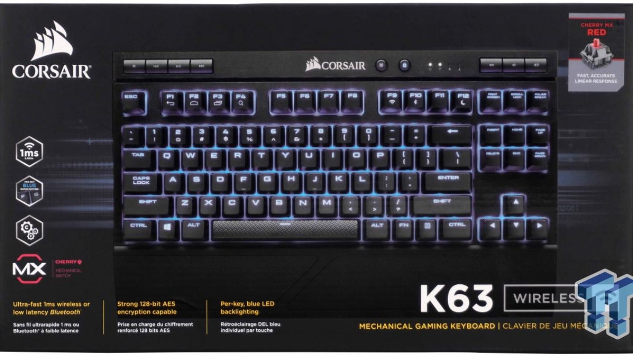 Corsair K63 Wireless Mechanical Gaming Keyboard Review