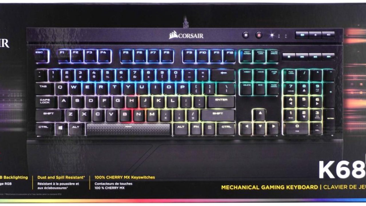 Corsair K68 RGB Gaming Keyboard Review