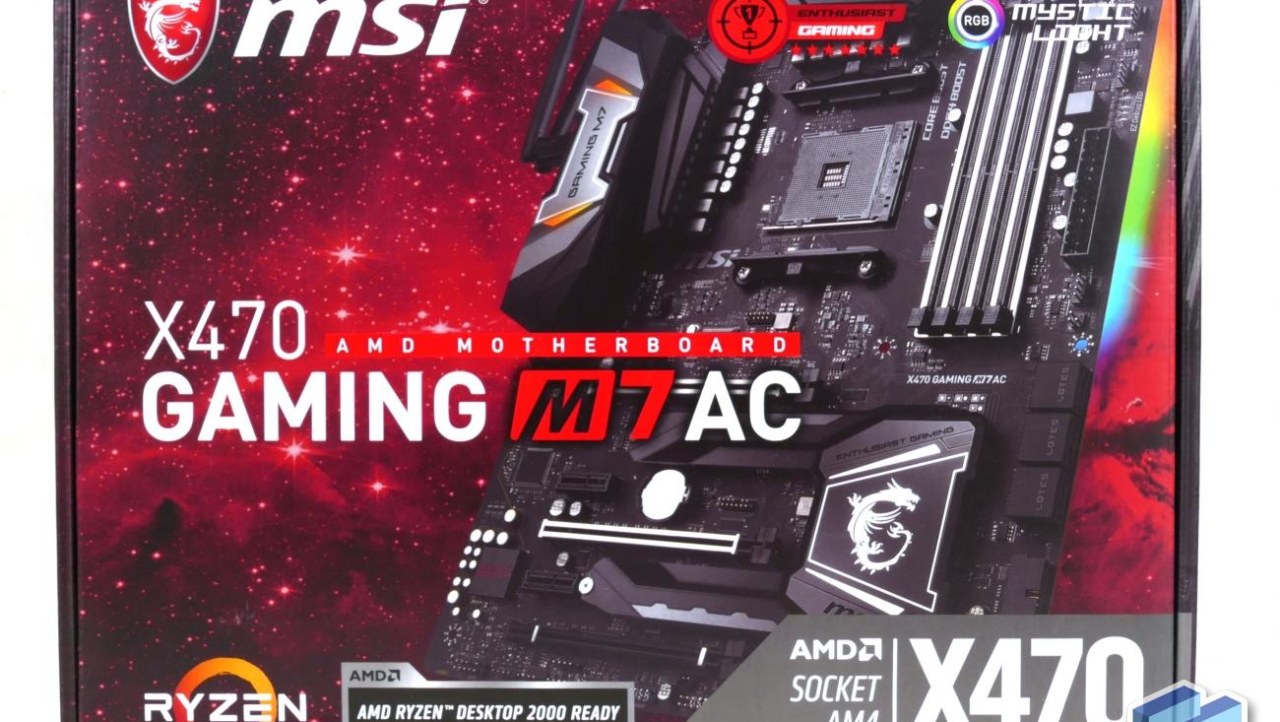 MSI X470 Gaming M7 AC (AMD X470) Motherboard Review