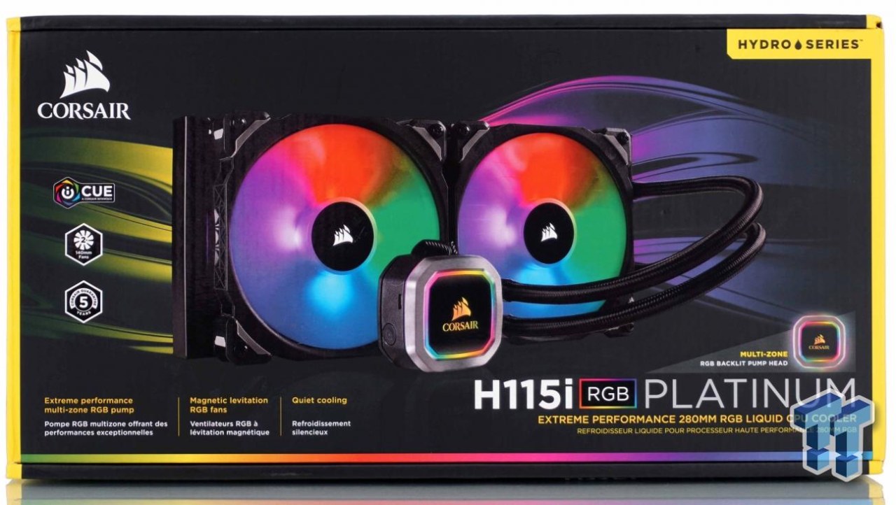 Corsair H115i RGB Platinum Liquid CPU Cooler Review