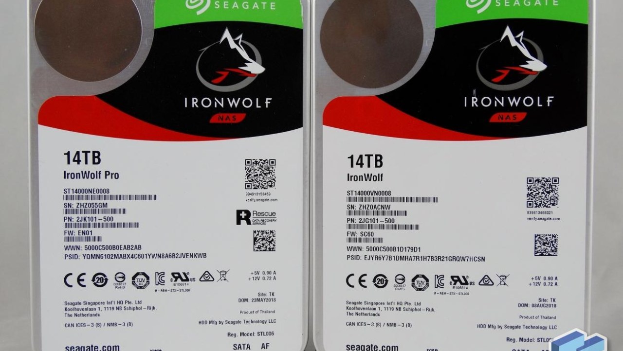 Seagate IronWolf and Pro 14TB NAS HDD Review