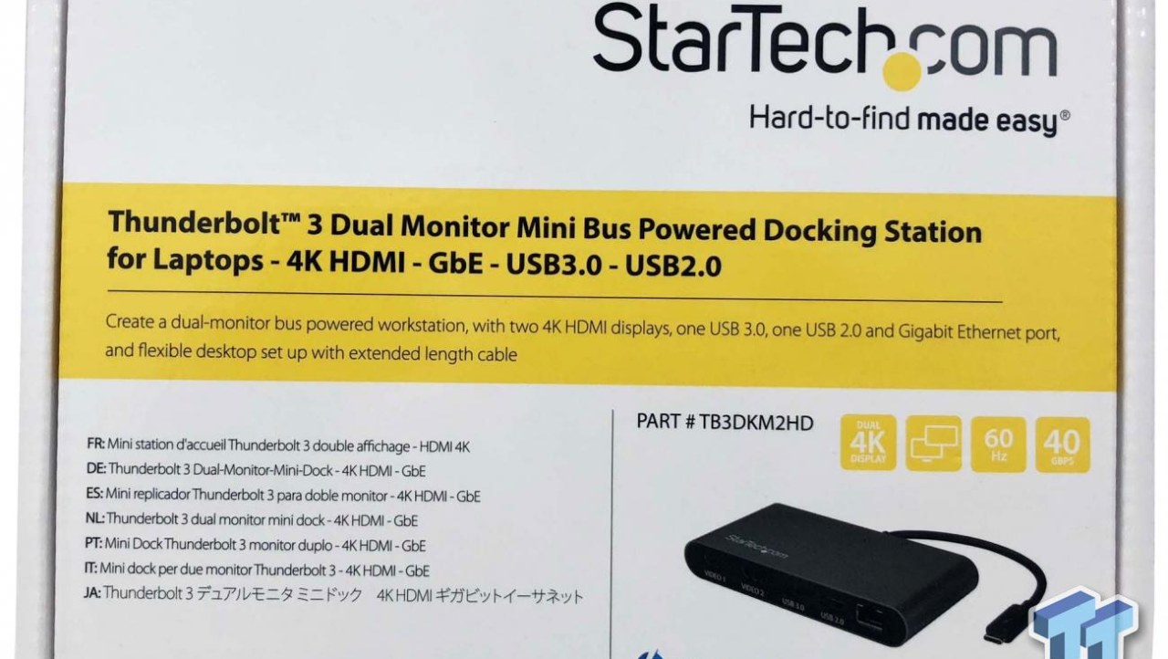 StarTech Mini Thunderbolt 3 Dock Review