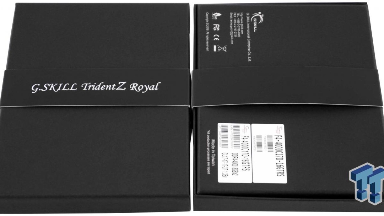 G.Skill TridentZ Royal 4000MHz 32GB Memory Kit Review