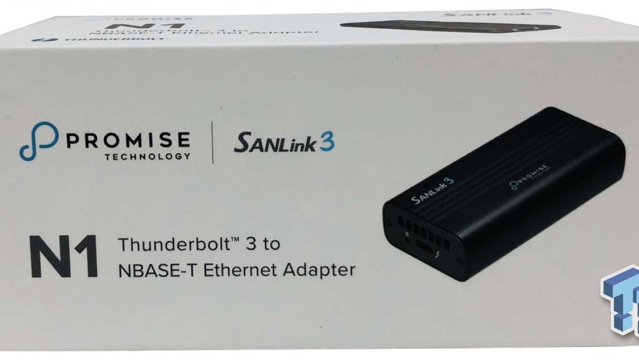 Promise SANLink N1 Thunderbolt 3 Adapter Review