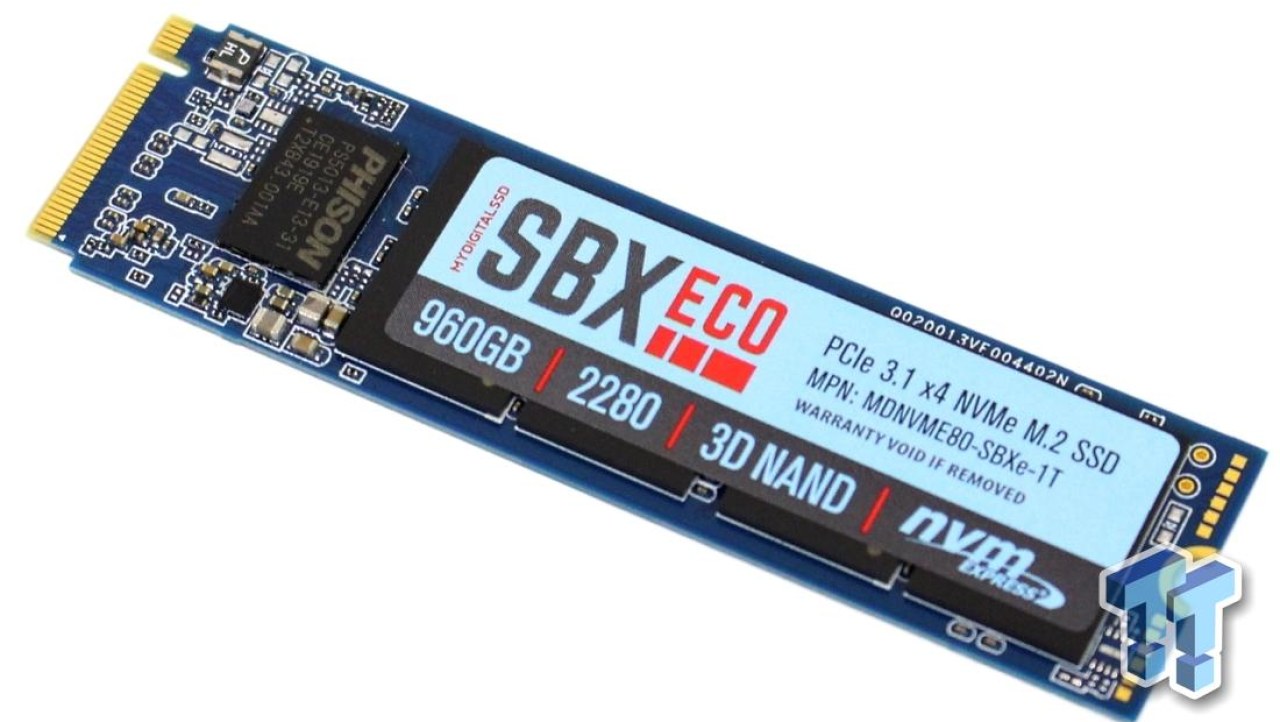 MyDigitalDiscount SBXe 960GB NVMe PCIe Gen3.1 M.2 SSD Review