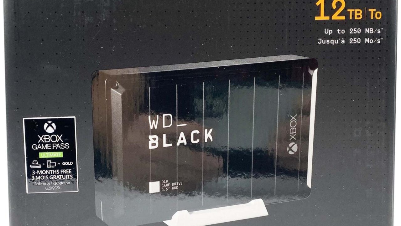 WD_BLACK D10 Game Drive for Xbox 12TB Review