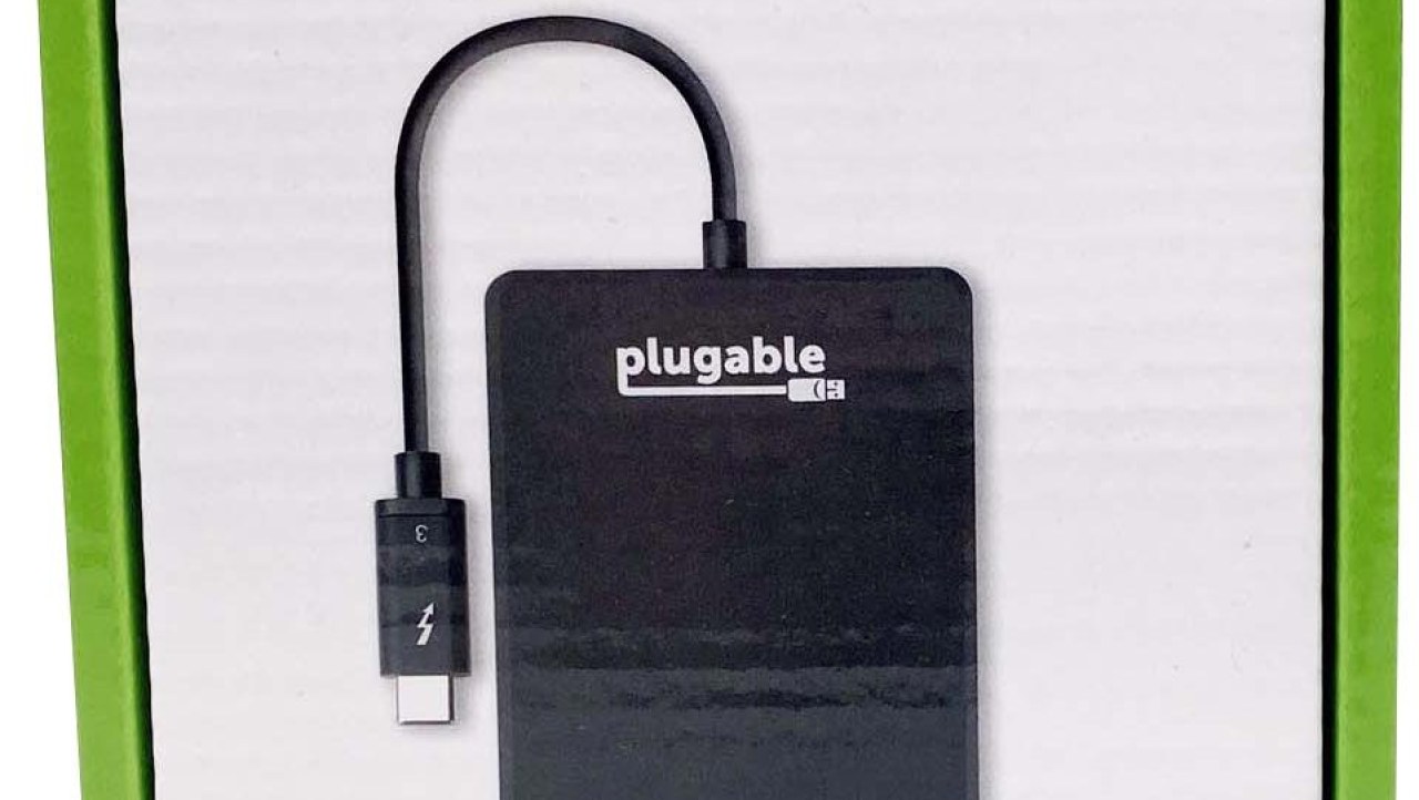 Plugable Portable Thunderbolt 3 1TB NVMe SSD Review