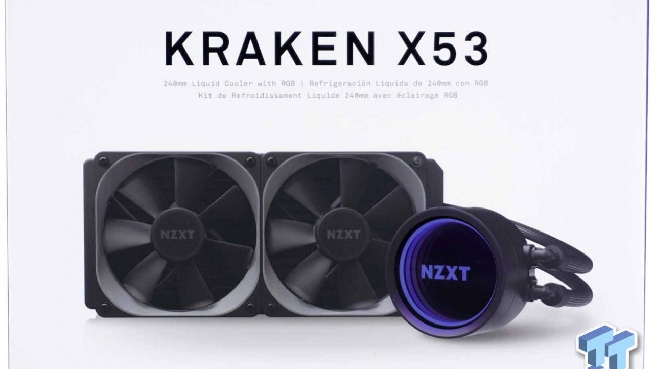 NZXT Kraken X53 240mm Liquid Cooler with RGB CPU Cooler Review