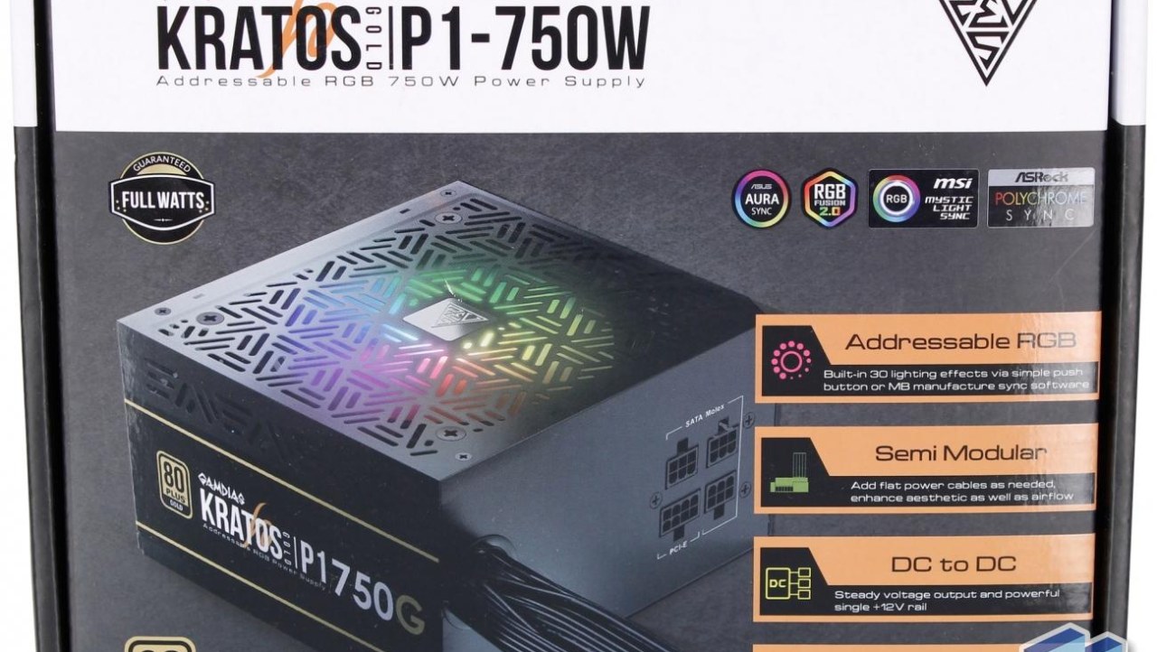 Gamdias Kratos P1-750W Gold ATX Power Supply Review
