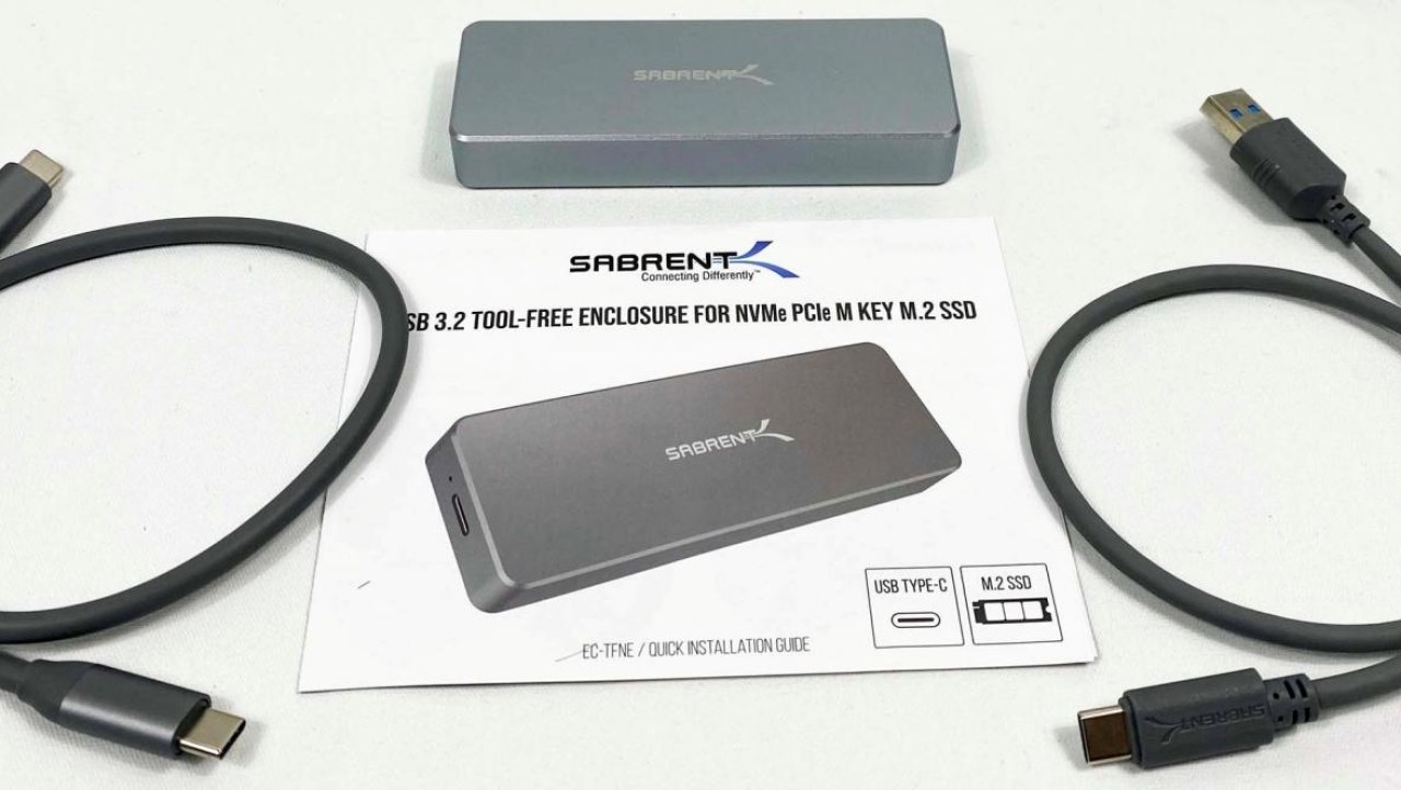 Sabrent USB 3.2 Tool-Free NVMe SSD Enclosure Review