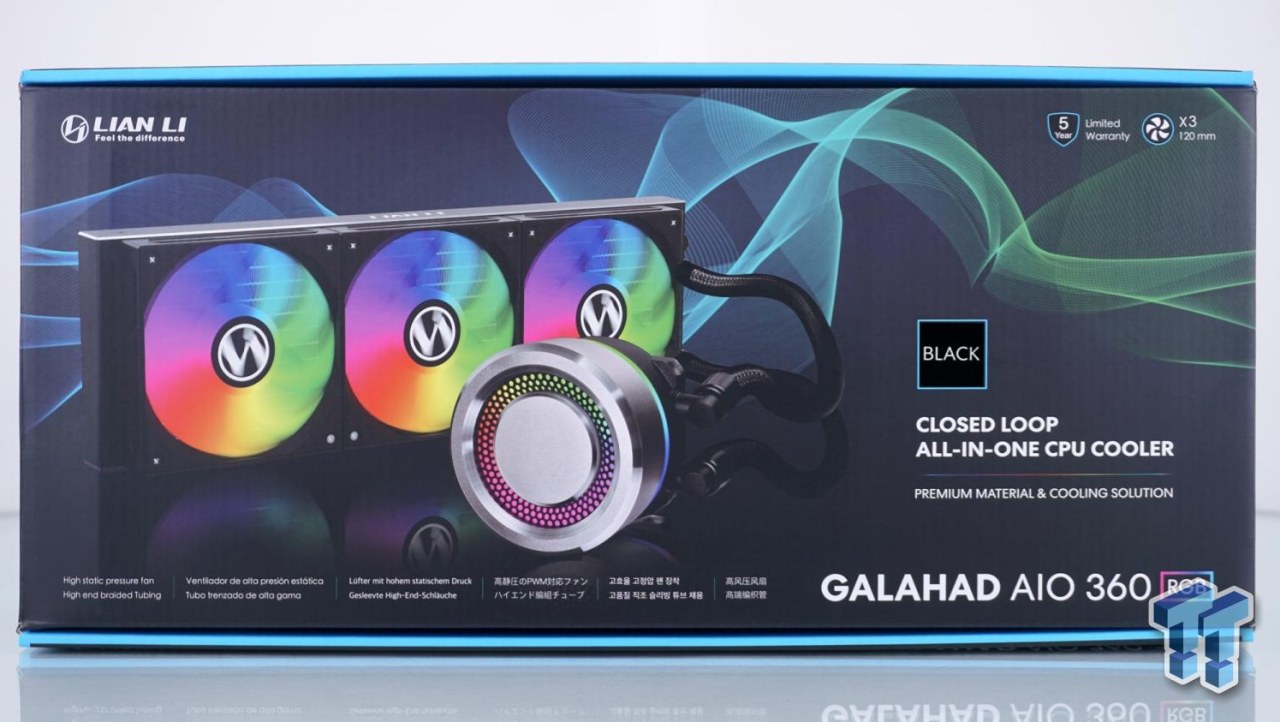 Lian Li Galahad AIO 360 RGB Closed Loop CPU Cooler Review