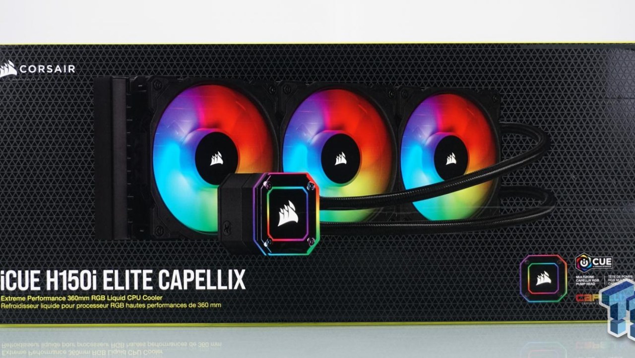 Corsair iCUE H150i Elite Capellix CPU Cooler Review
