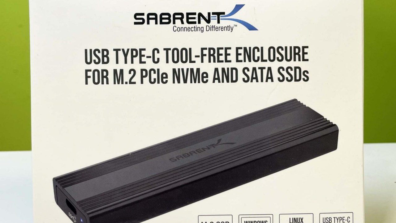 Sabrent EC-SNVE USB-C Tool-Free SSD Enclosure Review