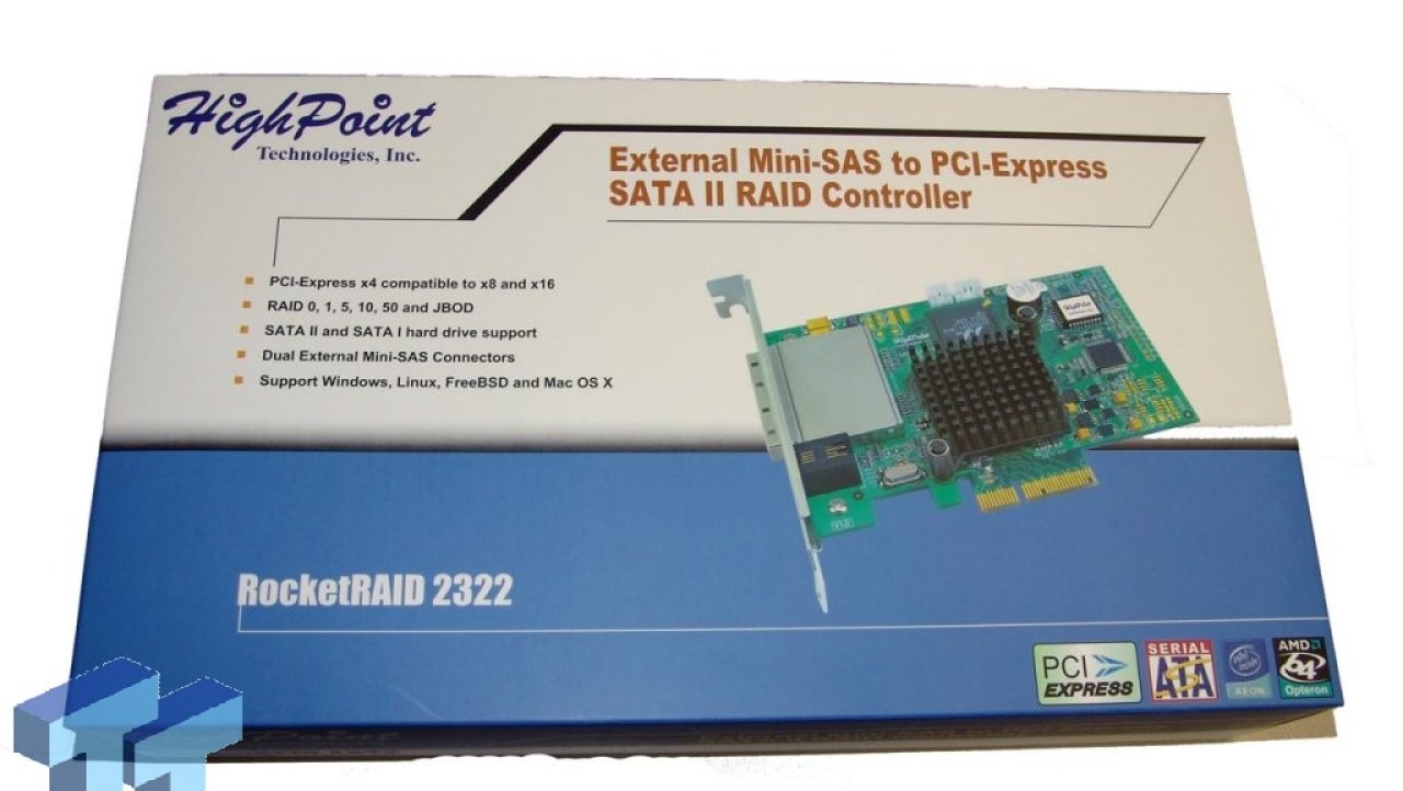 Mini SAS to e.SATA - Highpoint RocketRAID 2322 Reviewed