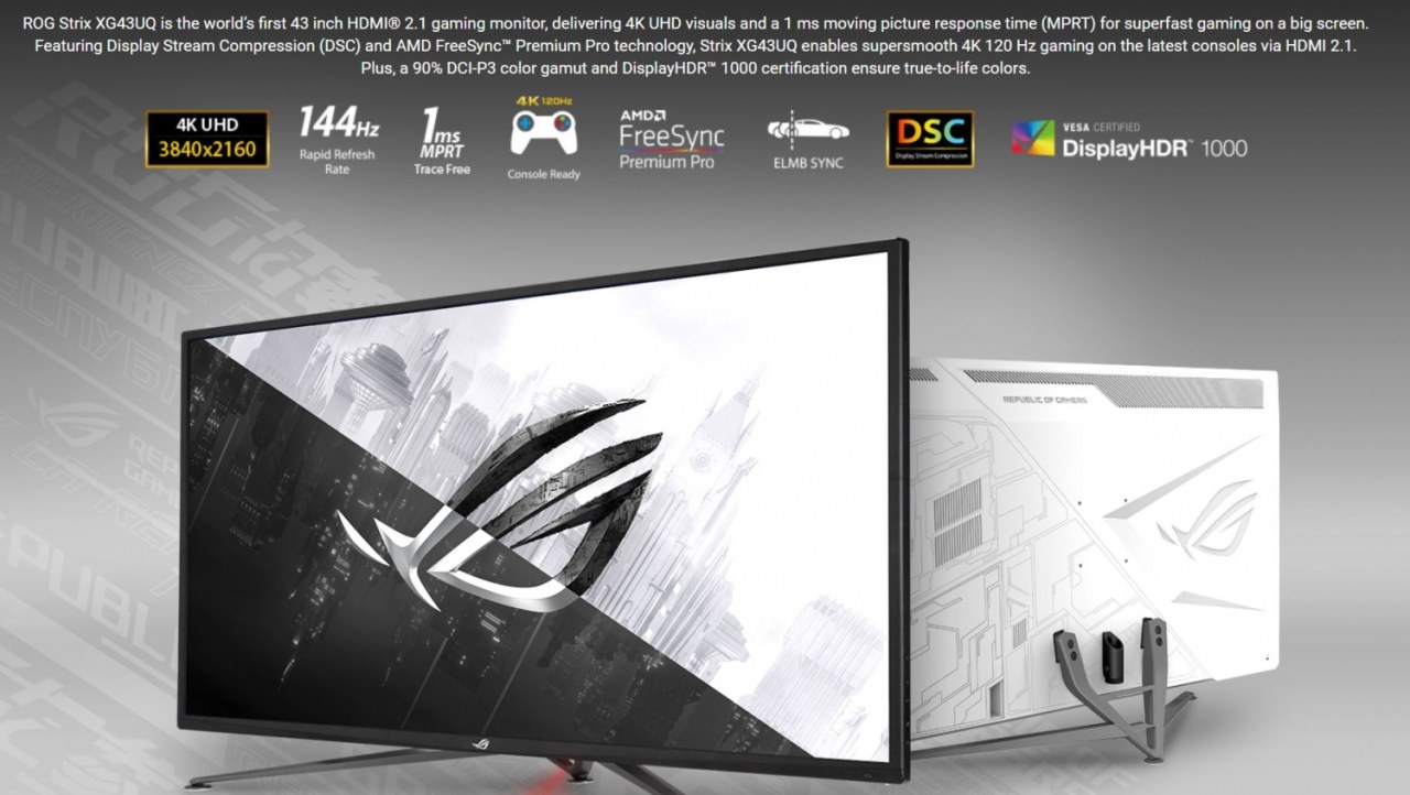 ASUS ROG Strix XG43UQ First Impressions: Yeah, You Want This Monitor