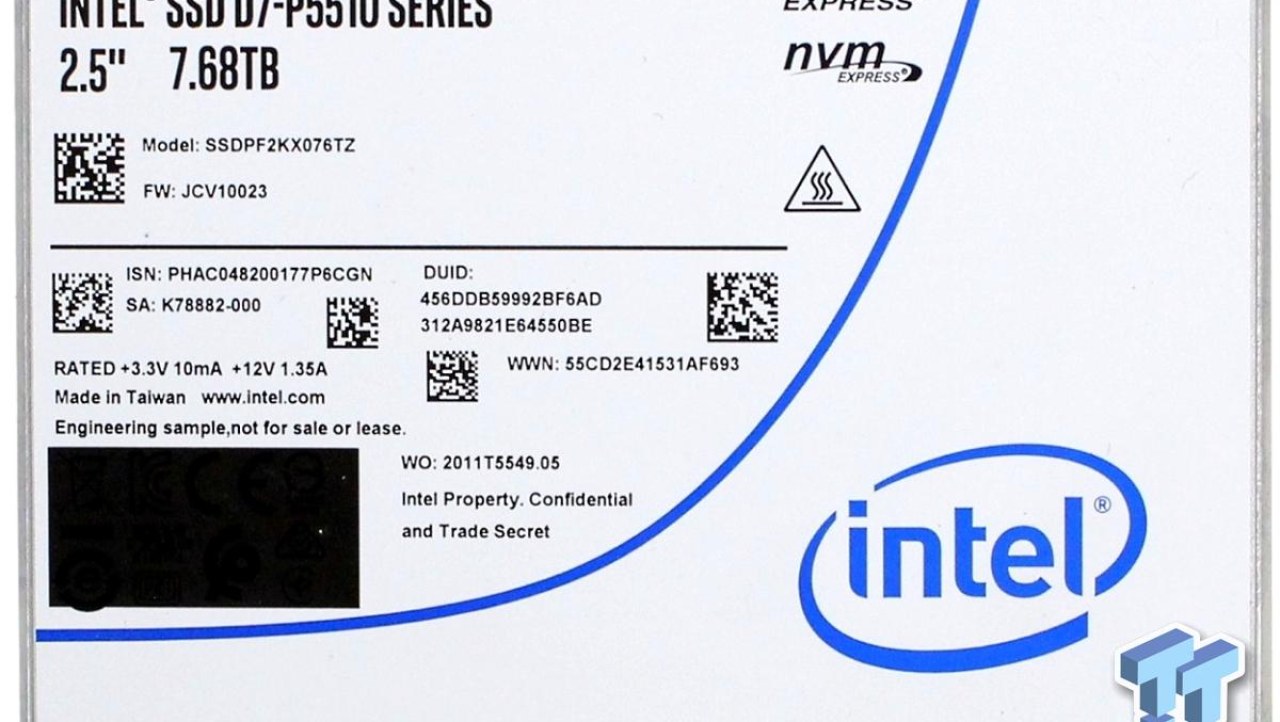 Intel D7-P5510 7.68TB Enterprise SSD Review